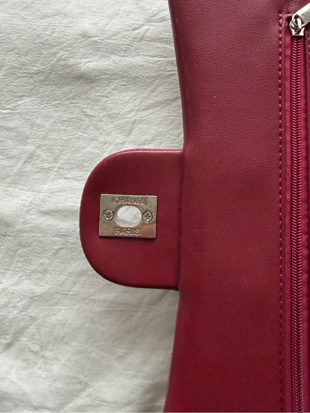 Red Quilted Chanel Purse - Picture 4 of 4